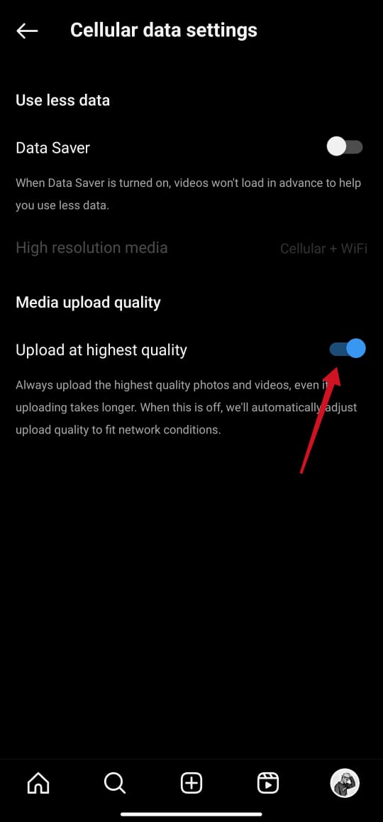 How to Upload High Quality Instagram Posts 2