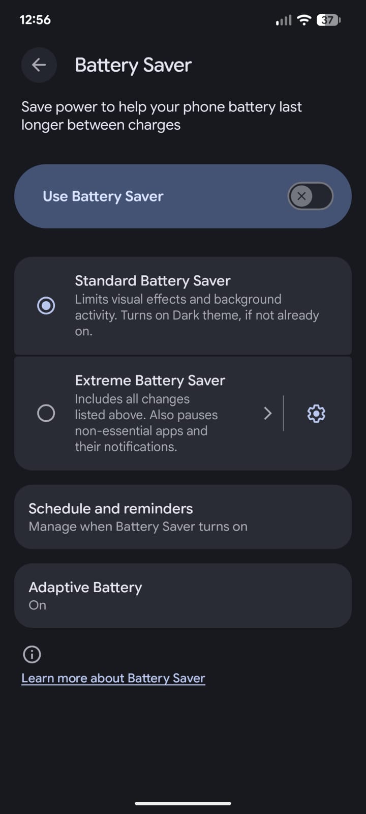 Use Battery Saver and Extreme Battery Saver strategically