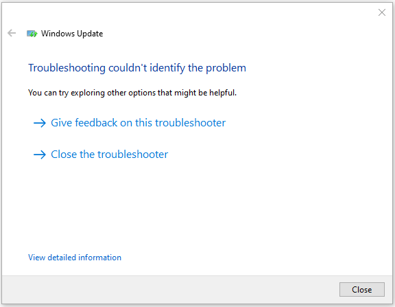 Use Windows Update Troubleshooter - 6