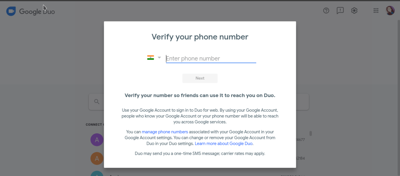 login google duo app install