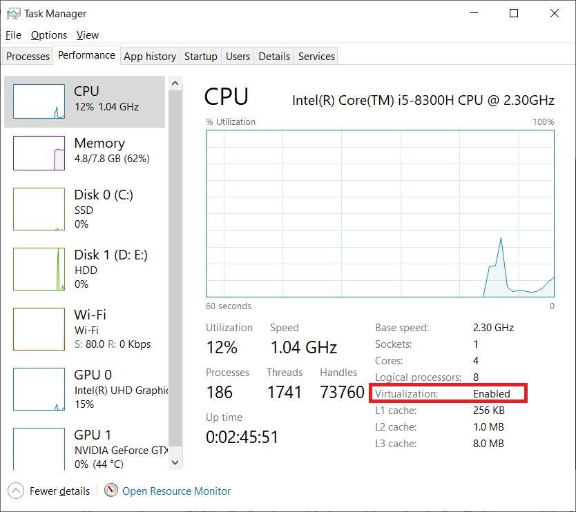 Virtualization section