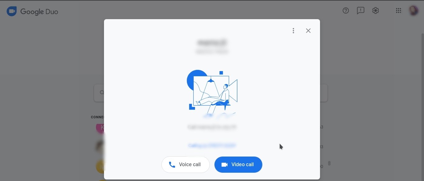 Voice or Video Call