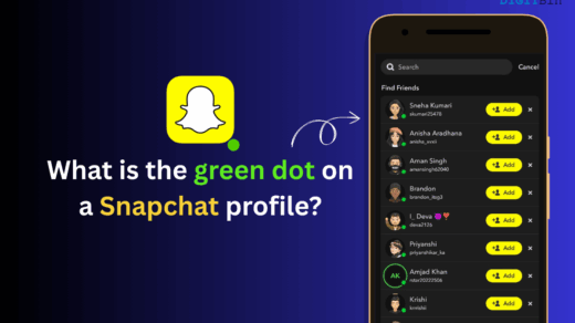 What is the green dot on a Snapchat profile
