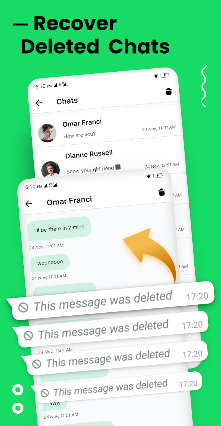 WhatsApp deleted messages saver