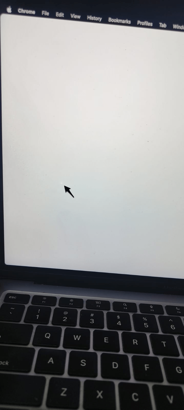 Белые точки на дисплее MacBook