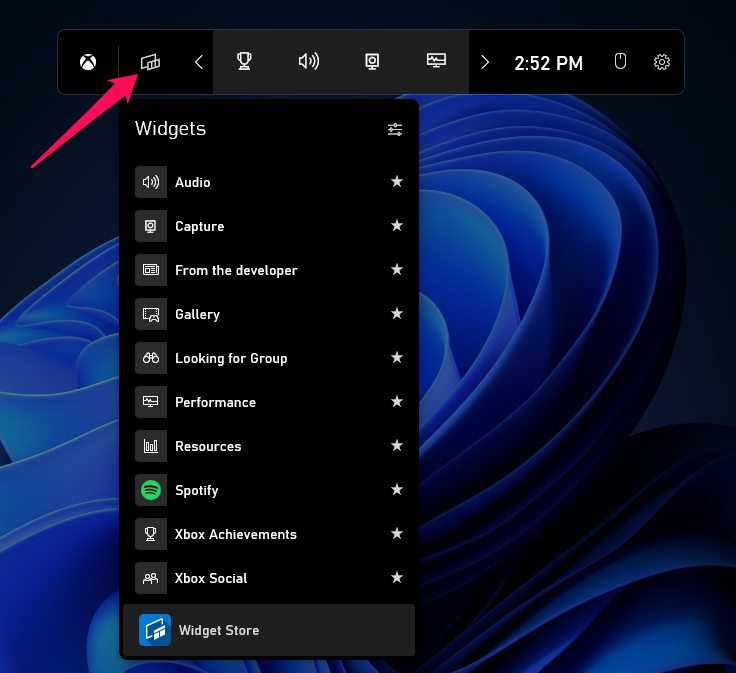 How to get Xbox Game Bar Widgets Store on Windows 11 [Guide]