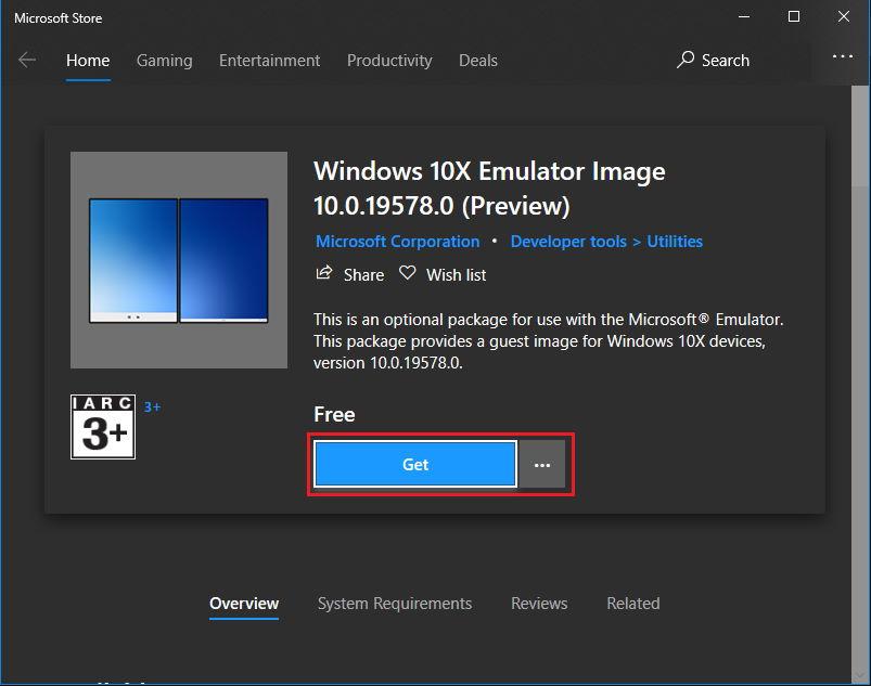 Windows 10 X ISO Image