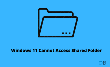 Windows 11 Cannot Access Shared Folder Error