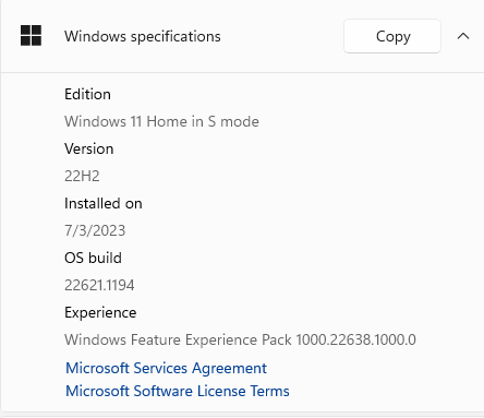 Windows 11 S mode