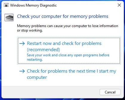 Windows Memory Diagnostic (2)