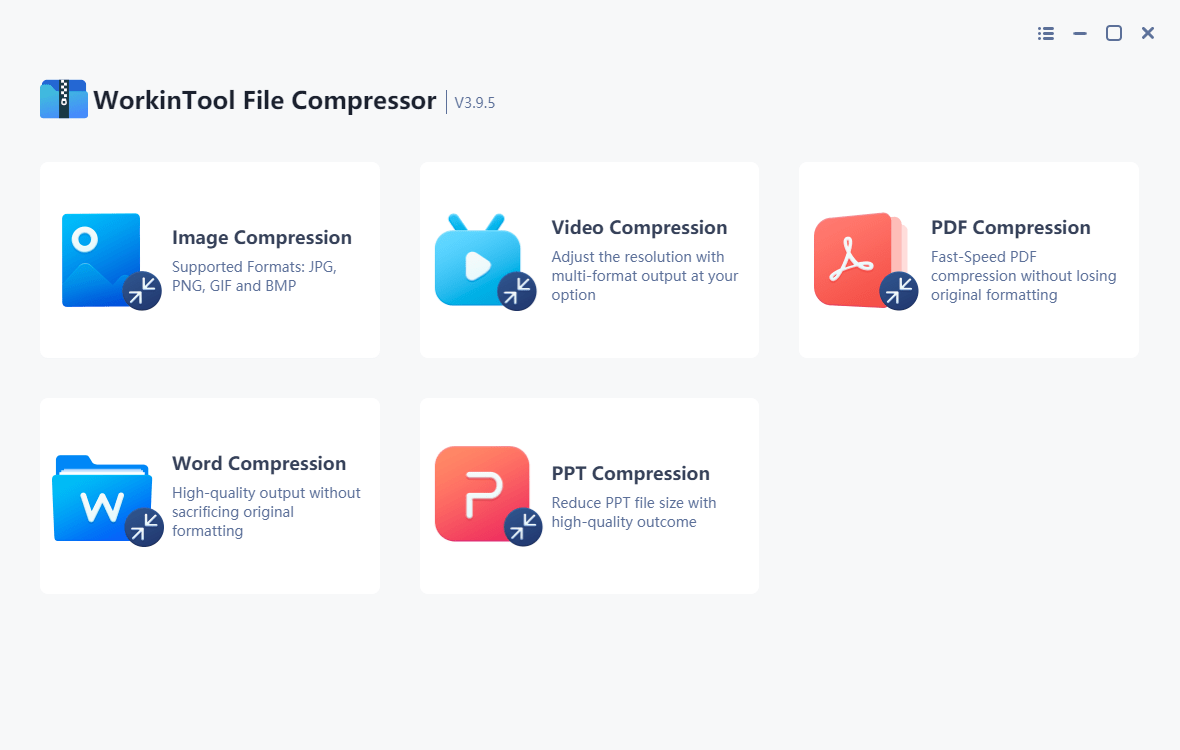 WorkinTool File Compressor