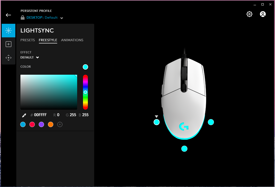 logitech g hub change install location