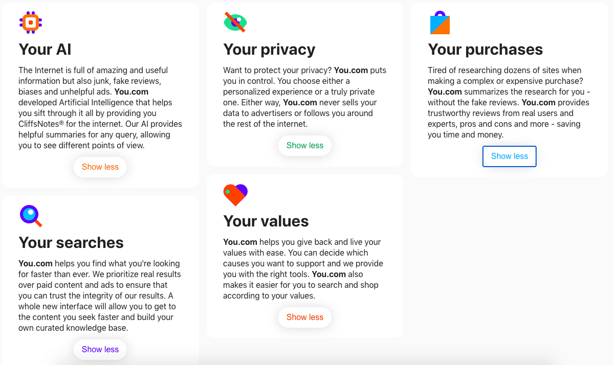 You.com Features