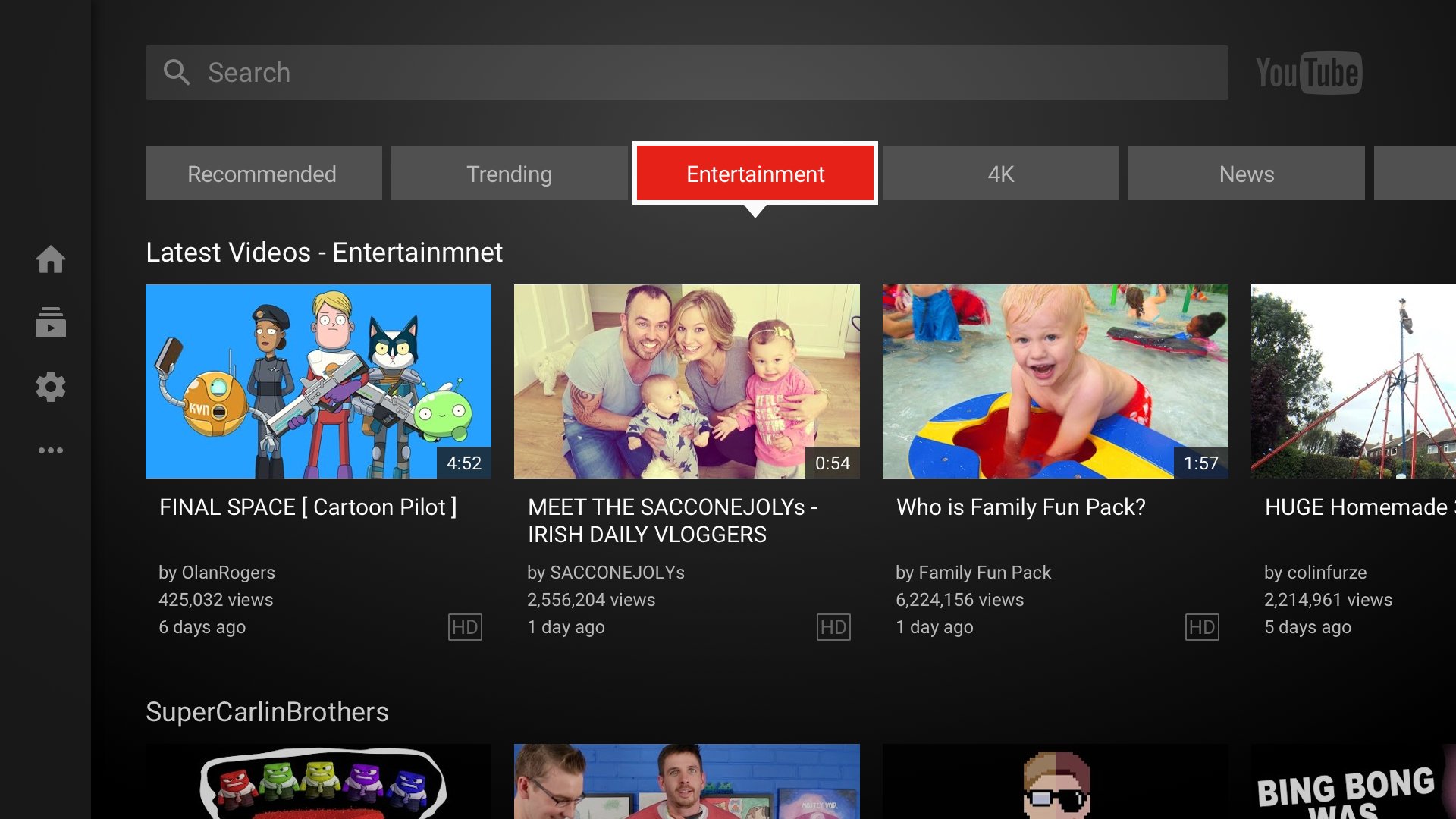 YouTube TV App