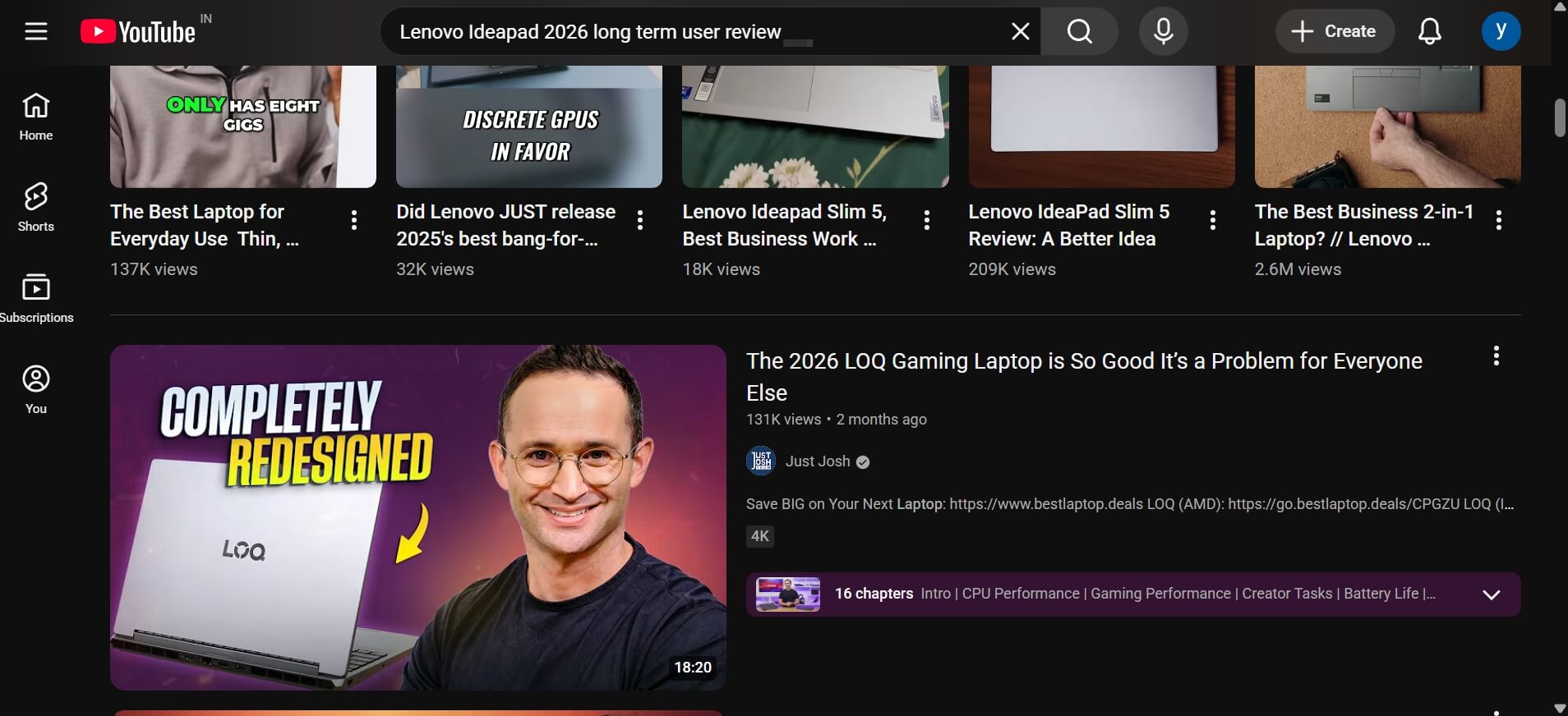 YouTube as a search engine for trust based source of information