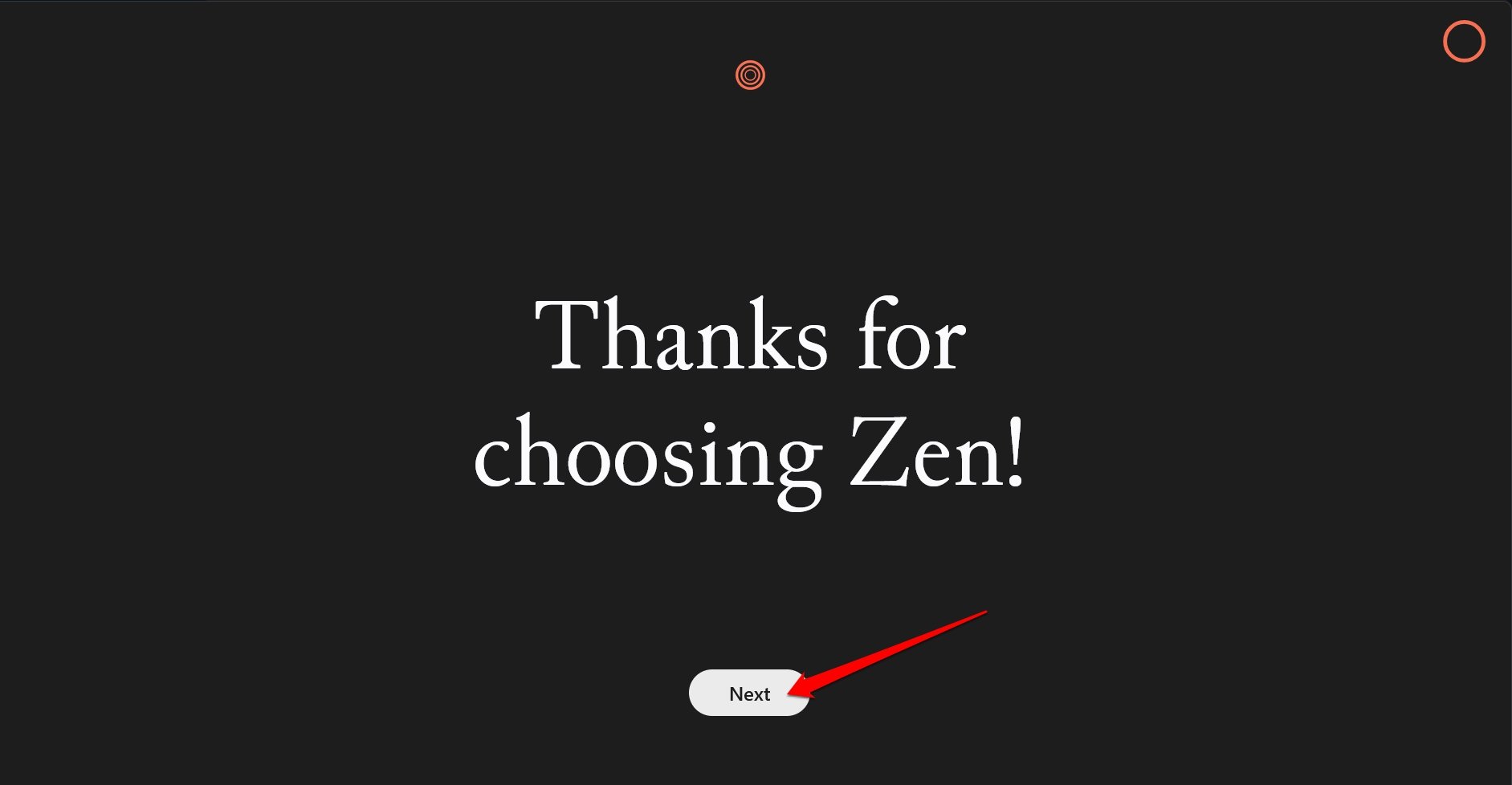 Zen browser setup complete