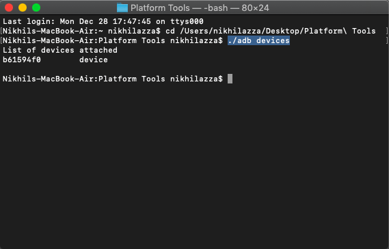 How to Use Install ADB and Fastboot on Mac  - 34