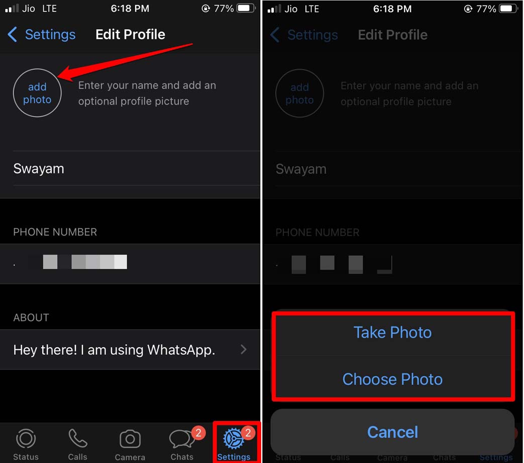 WhatsApp Profile DP Not Showing on iPhone  6 Ways to Fix - 52