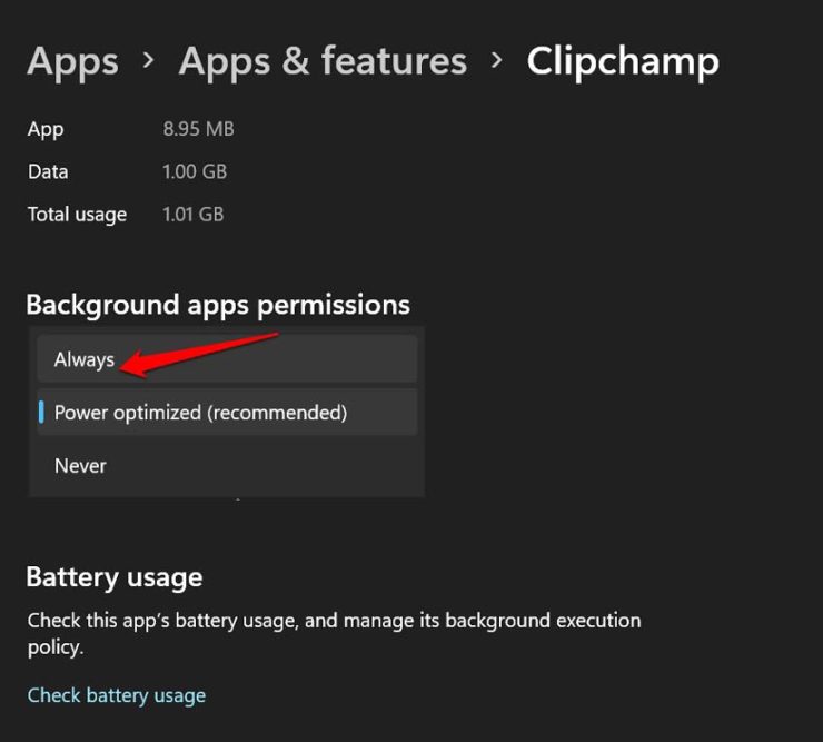 [Fixed] Background Apps Permissions Option Missing on Windows 11