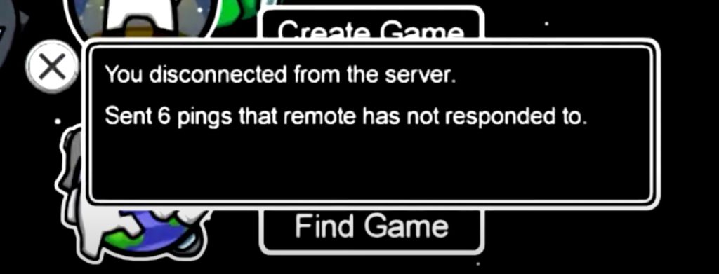 Among Us Reliable Packet 1 Was Not Ackd Size 16 How To Easily Fix The Disconnected From The Server Error In Among Us Private Code Not Working Youtube