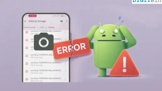 android camera not saving photos