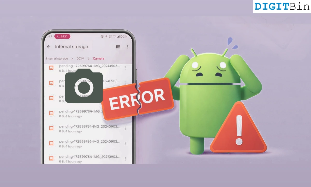 android camera not saving photos