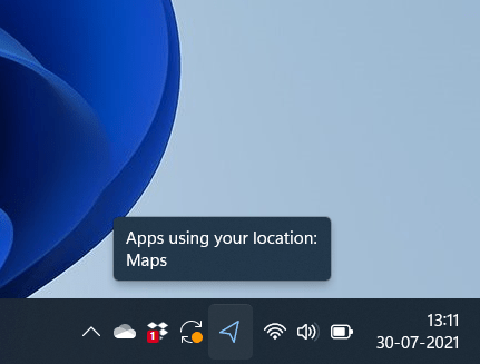 apps using location windows 11