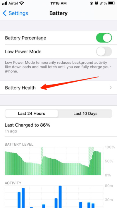 How to Fix iPhone Battery Fast Discharging Issue? 1