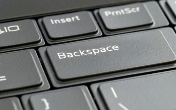 backspace back page