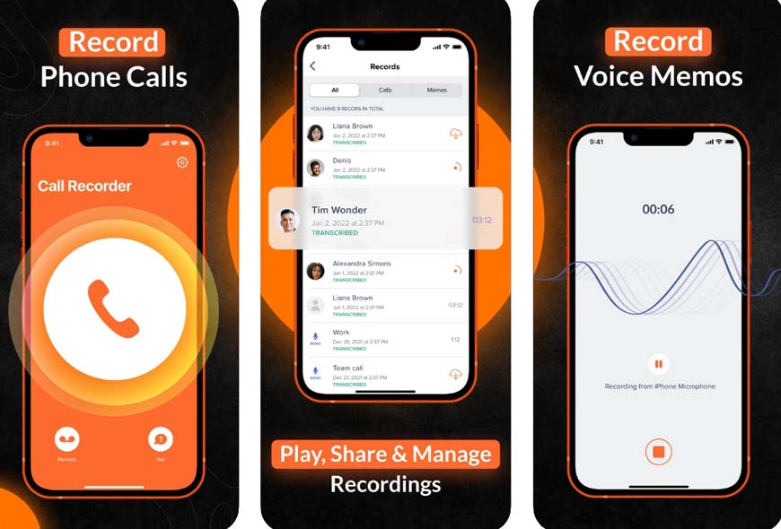 call recorder iCall best call recorder app for iPhone