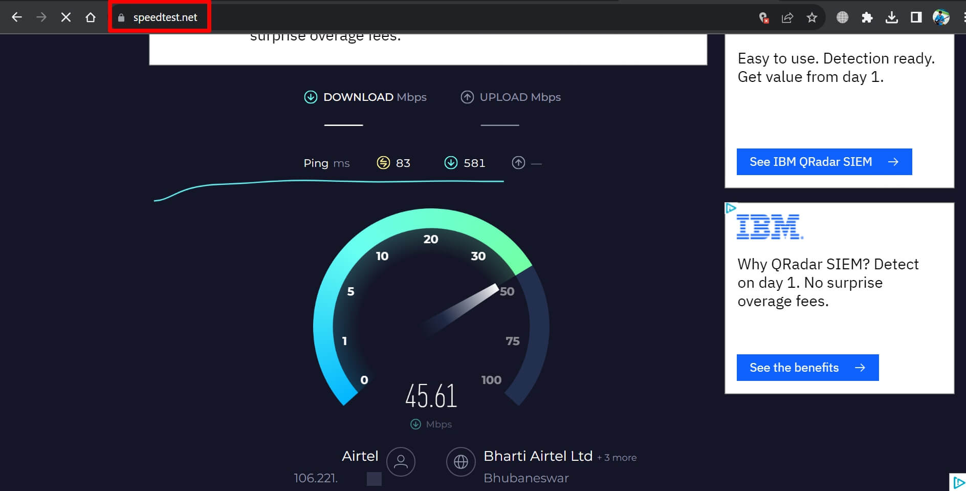 check network speed