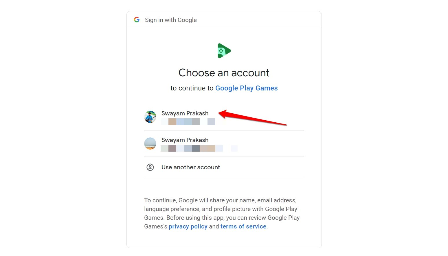 Can't login to Google Play Games Beta (PC version) with this account -  Google Play Community