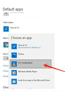 how to change default video player in windows 11