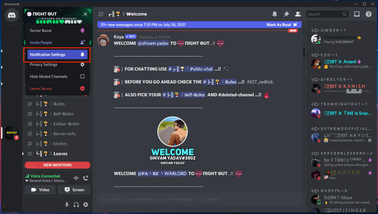 How To Mute Discord Notifications For Android And IOS 