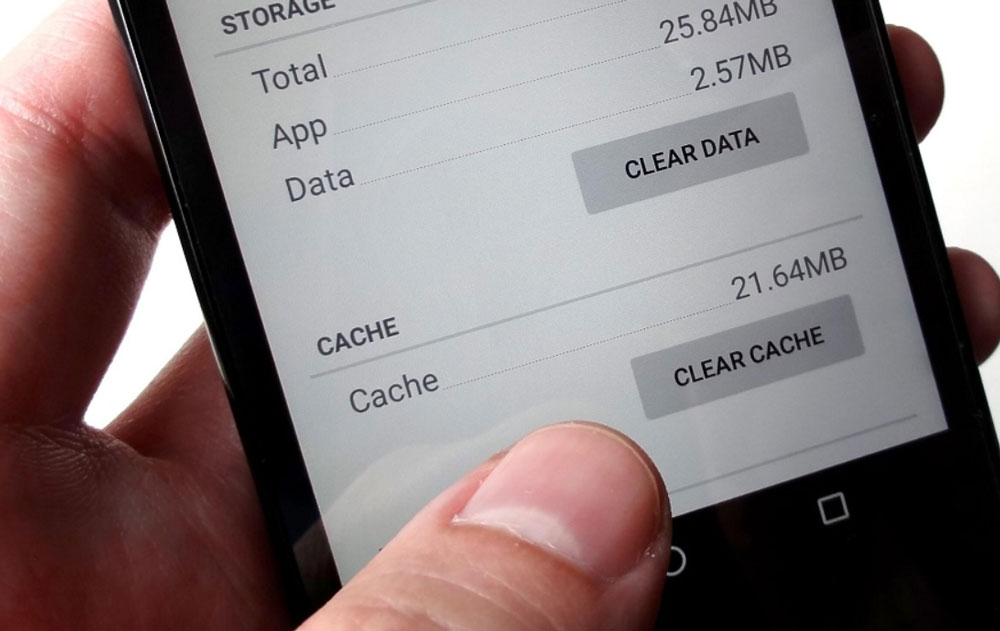 Clear The Cache Data of the Camera App