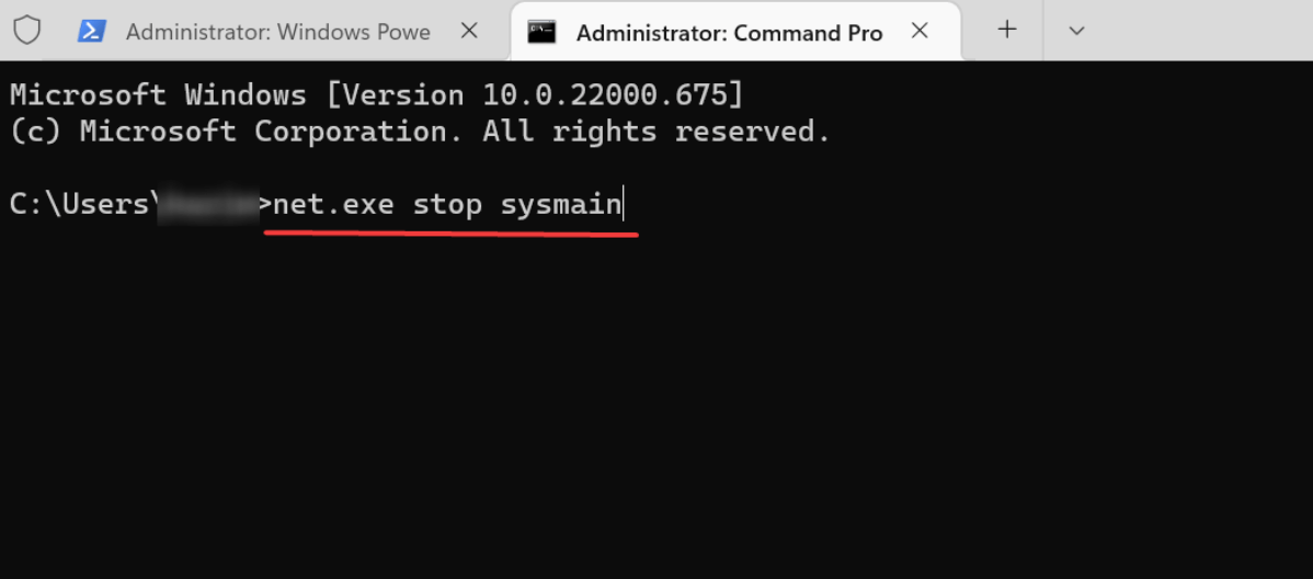 Disable Via Command Prompt