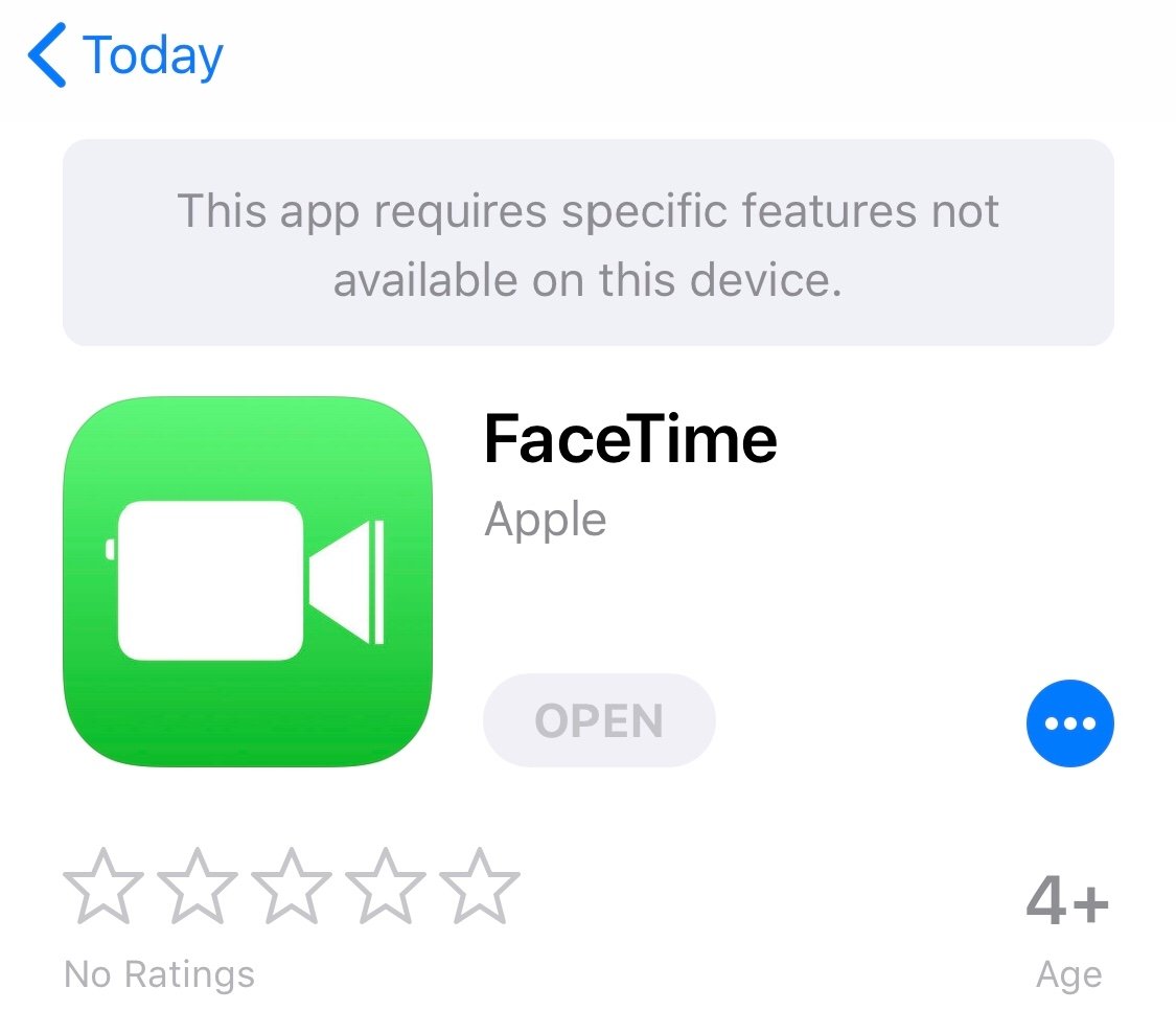 Check if the FaceTime feature is available