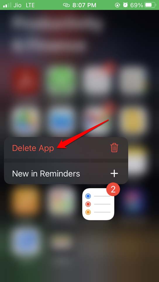 delete reminder app