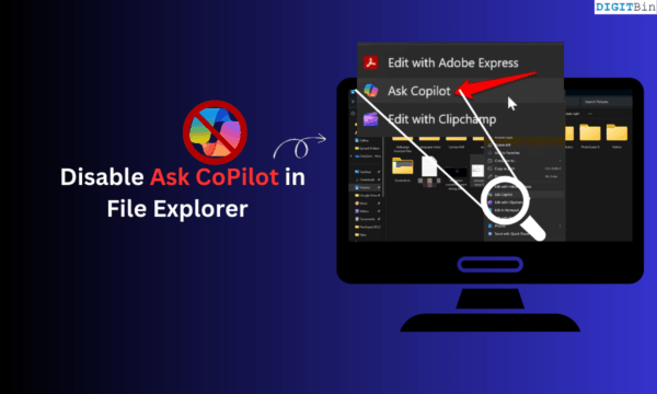 disable Ask copilot in File Explorer menu