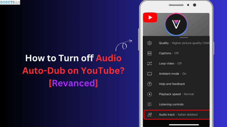 disable auto dub feature on YouTube revanced