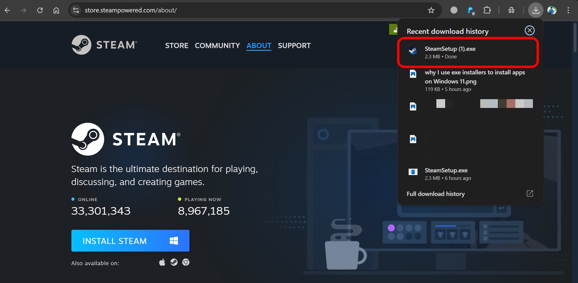 download exe files