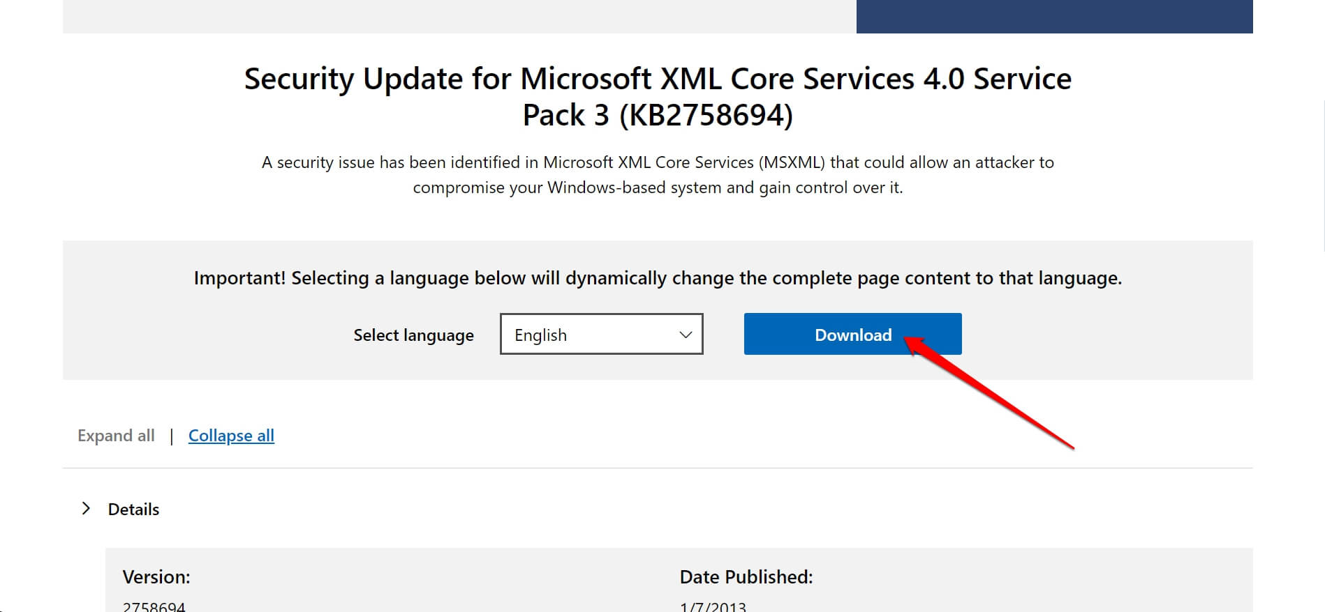 download latest msxml dll file from microsoft