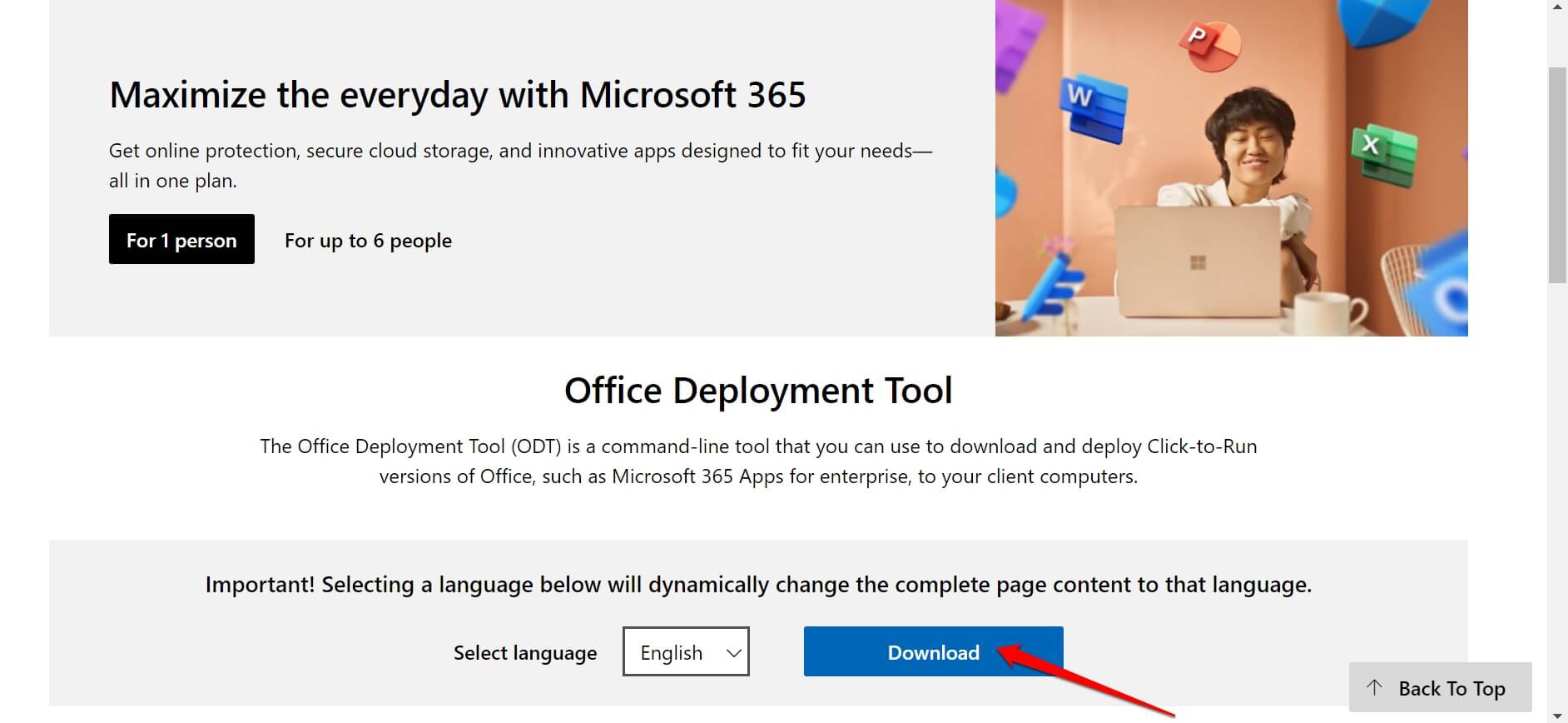 download office deployment tool