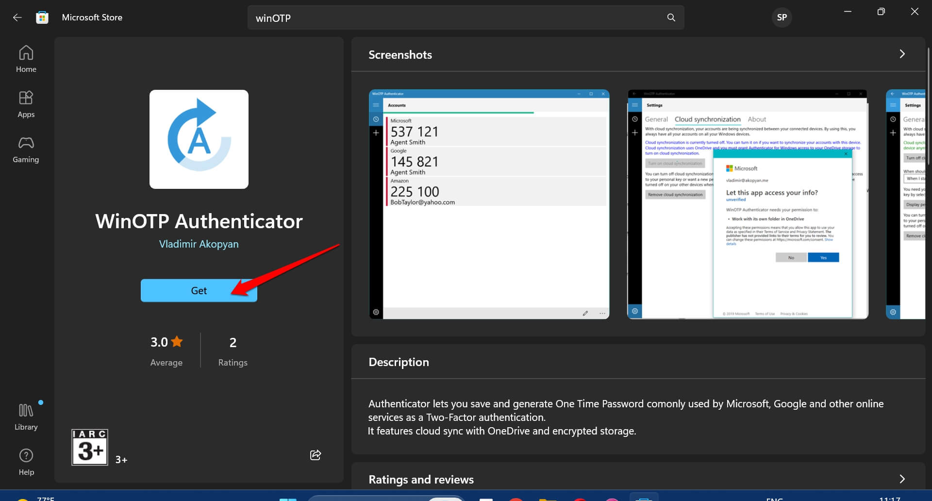 download winOTP authenticator for Windows