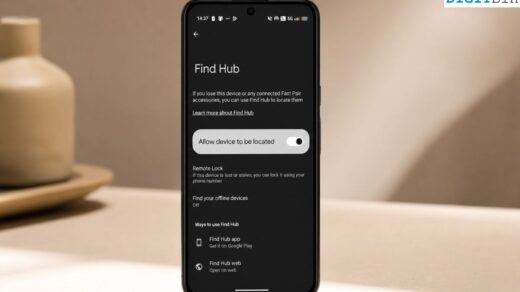 enable these find hub settings