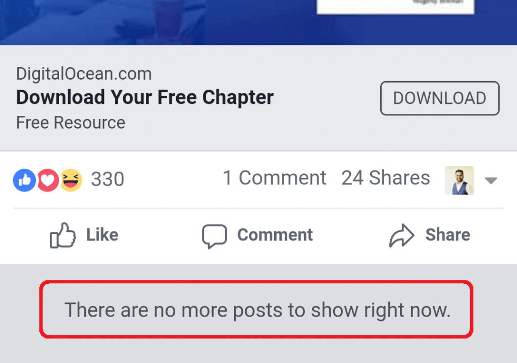 There Are No More Posts To Show Right Now Facebook Newsfeed 4 Solutions Digitbin