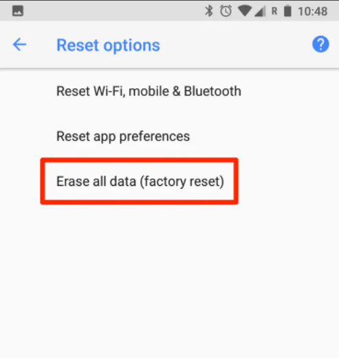 Reset Your Phone To Factory Default