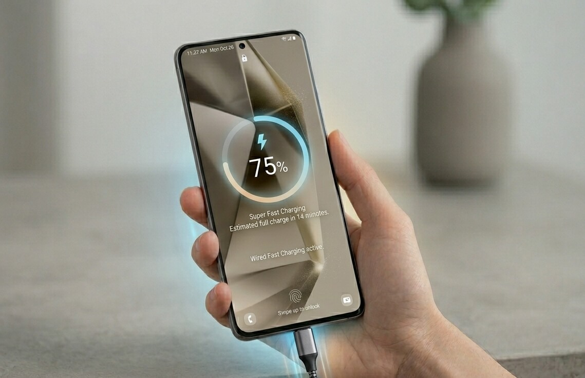 fast charging the Android phone battery