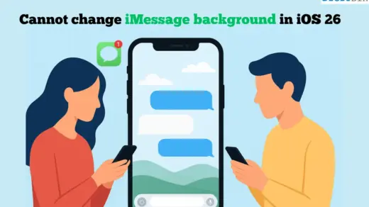 fix cannot change iMessage background in iOS 26