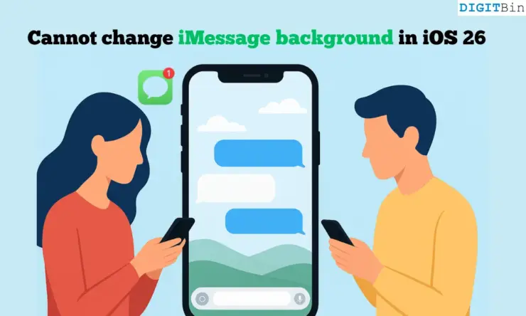 fix cannot change iMessage background in iOS 26